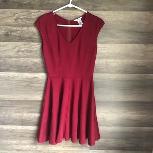 Bar III Red form fitting dress M EUC